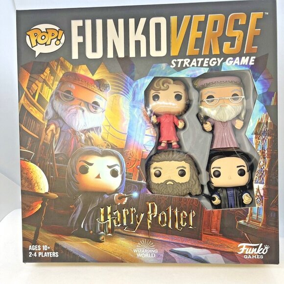 POP! Funkoverse Harry Potter #102 Strategy Game Dumble Snape Pink Hagrid - Picture 1 of 12